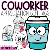 Teacher Appreciation Gift Tags for Coworkers - Latte Teach