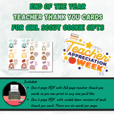 Teacher Appreciation Gift Thank You Cards-Girl Scout Cooki