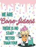 Staff Appreciation Flyer: Ice Cream