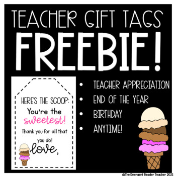 Firstgraderoundup : Teacher Appreciation Gift and FREEBIE