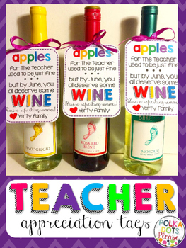 Preview of FREE Teacher Appreciation Labels