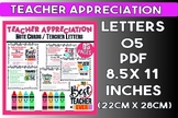 Teacher Appreciation Letters 05 PDF , Teacher Heart SVG, T