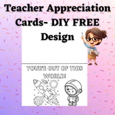 Teacher Appreciation No Prep DIY Card