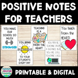 Teacher Appreciation Notes & Encouragement PRINTABLE & DIGITAL