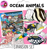 Teacher Appreciation-Ocean animals clip art- EXPANSION SET