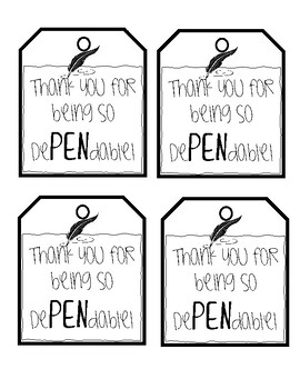 Teacher Appreciation Freebie #1 {Favorite Pens} by Jen Hart Design