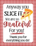 Staff Appreciation Flyer: Pizza