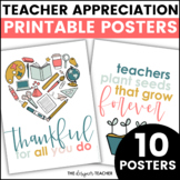 Teacher Appreciation Week Posters with Inspirational Teach