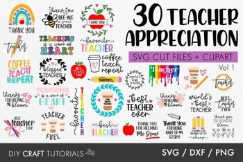 Preview of Teacher Appreciation , Professeur SVG, SVG de l’école, Enseigner Svg, Retour à l