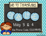 Teacher Appreciation Sale Button