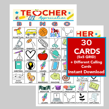 Preview of Teacher Appreciation, Staff Game, Printable Appreciation Week, INSTANT DOWNLOAD