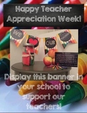 Teacher Appreciation Week Student Project & Banners