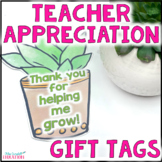 Teacher Appreciation Tags - Teacher Appreciation Week Gift