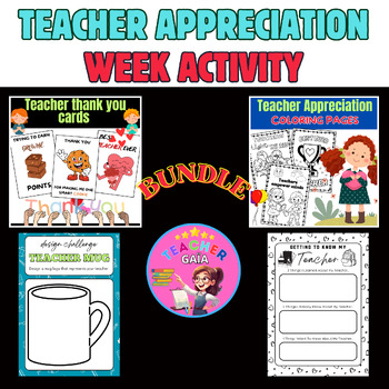Preview of Teacher Appreciation - Thank You Cards - Design Challenge with 30% OFF