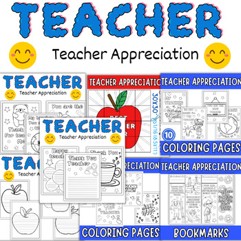 Preview of Teacher Appreciation Week Activity Packet, Teachers Day Bundle