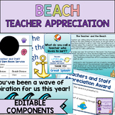 Teacher Appreciation Week Beach Themed Resources