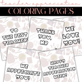 Teacher Appreciation Week Coloring Pages-- with I-Spy Freebie!