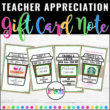 Teacher Appreciation Week End of the Year Teacher Gifts