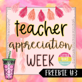 Teacher Appreciation Week! - SURPRISE FREEBIE #3