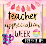 Teacher Appreciation Week! - SURPRISE FREEBIE #5