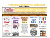 Teacher Appreciation Week-Student & Parent Participation E