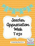 Teacher Appreciation Week Tags--FREEBIE
