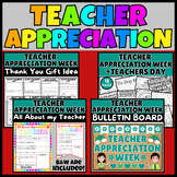 Teacher Appreciation Week & Teachers Day Bundle: Activitie