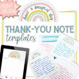 Teacher Appreciation Week Thank You Notes Stationery Print