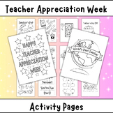 Teacher Appreciation Week and End Of Year Coloring Pages a
