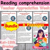 Teacher Appreciation Week reading Comprehension Passages 1