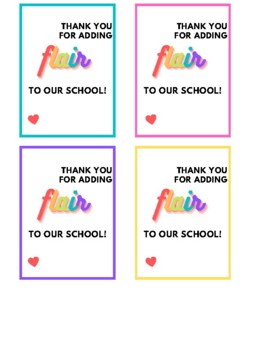 End of Year Flair Pen Gift Labels/ Mentor Teacher Thank You Favor/ School  Marker Printable Tag/ You Are Re-Marker-able Pun/ Instant Download