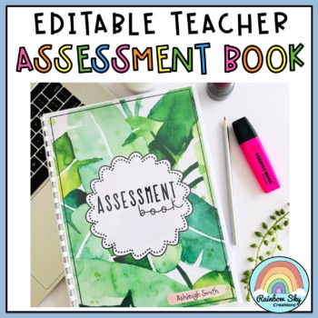 Preview of Teacher Assessment Book - Assessment Binder