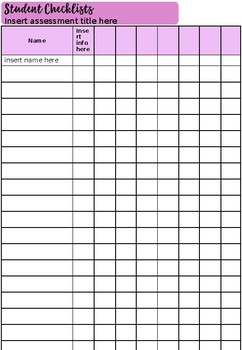 Teacher Assessment Booklet 2019 Version 10 by Miss Furnell's Creations