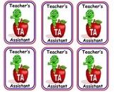 Teacher Assistant Badges