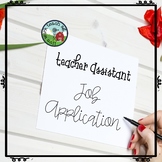 Teacher Assistant / Student Helper Job Application