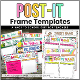 Teacher Back-to-School Gift: Post-It Holder | Classroom Or
