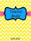 Teacher Binder 2014-15