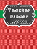 Teacher Binder Cover