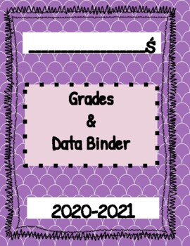 Preview of Teacher Binder Covers 2020-2021 School Year