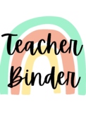 Teacher Binder Covers
