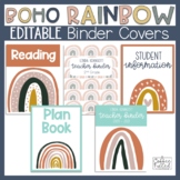 Teacher Binder Covers | Editable Teacher Binder Covers | B