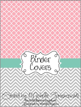 cute pink binder covers