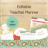 Teacher Planner | Teacher Binder: Editable and Undated!