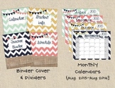 Teacher Binder Pack {with monthly & weekly calendars}