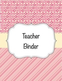 Teacher Binder - Pink