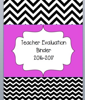 Preview of Teacher Binder- Teacher Evaluation based on OTES- Common Core-Ohio Teachers