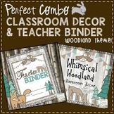 Teacher Binder and Classroom Decor - Woodland 2019-2020
