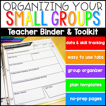 Preview of Teacher Binder and Organization Toolkit for Small Group Reading