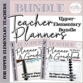 Teacher Binder and Planner Upper-Elementary Bundle