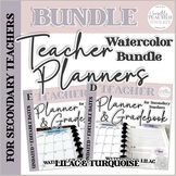 Teacher Binder and Planner Watercolor Bundle